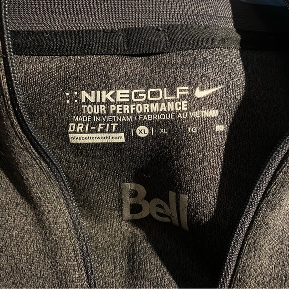 NIKE golf grey half zip sweater - Picture 6 of 6